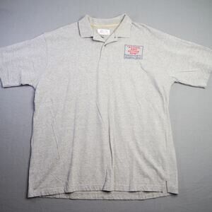 Queensboro FDR Presidential Library Action And Action Now Grey Polo Shirt XXL